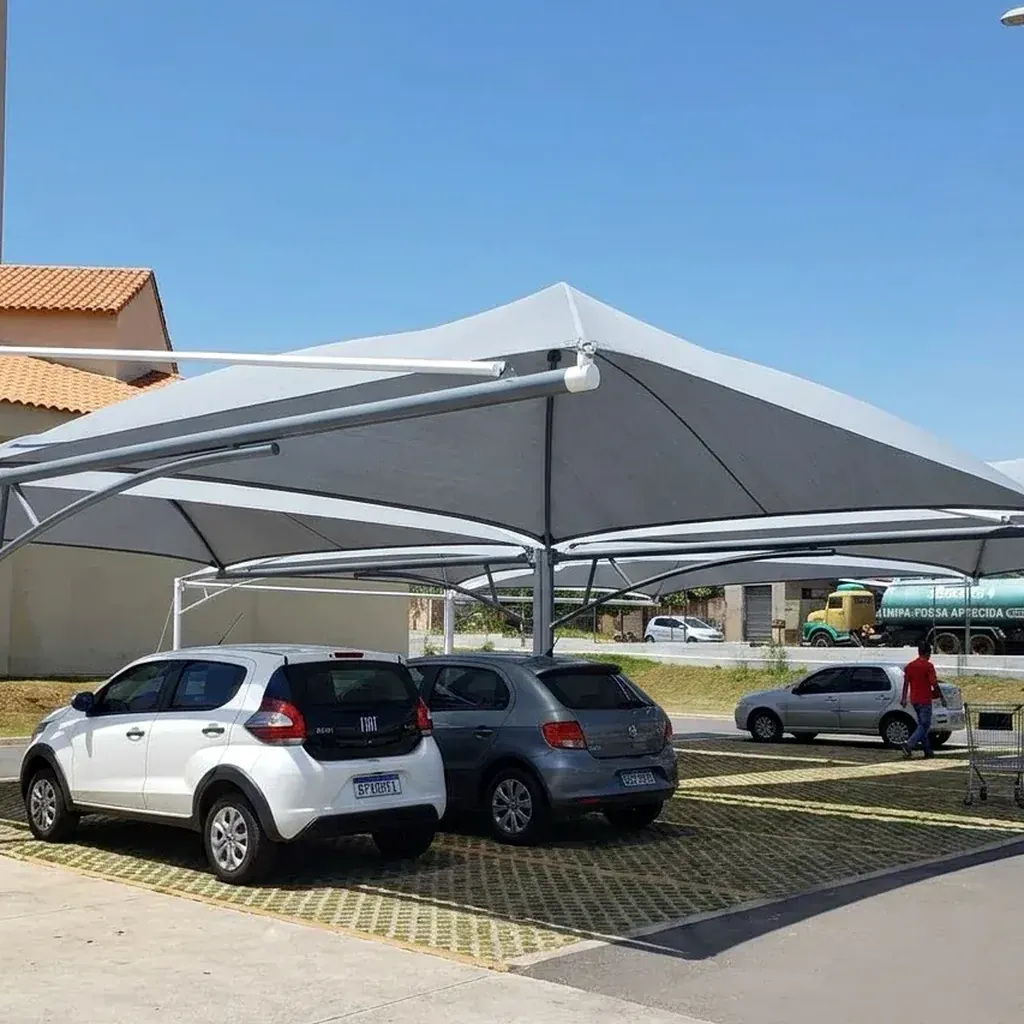 Cobertura de Sombrite (Tela de Sombreamento) — projeto e acabamento 4