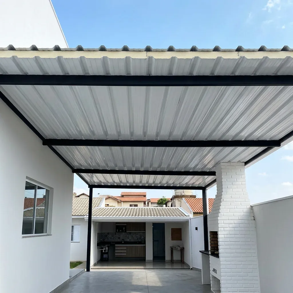 Pergolado de Telha Forro — projeto e acabamento 2
